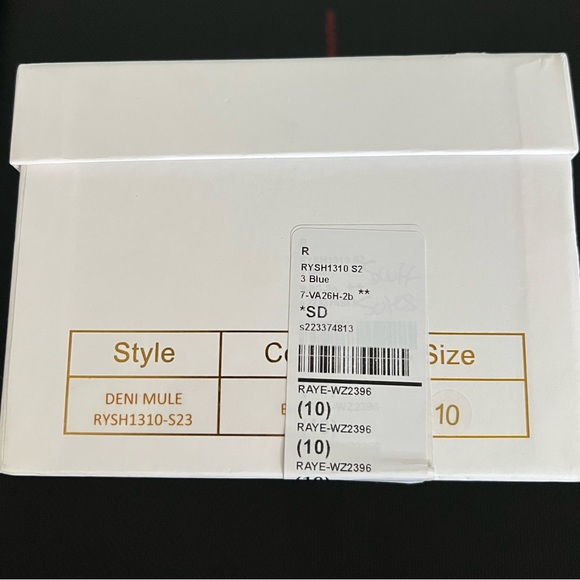 Raye Denim Mule Sandals - Picture 7 of 8